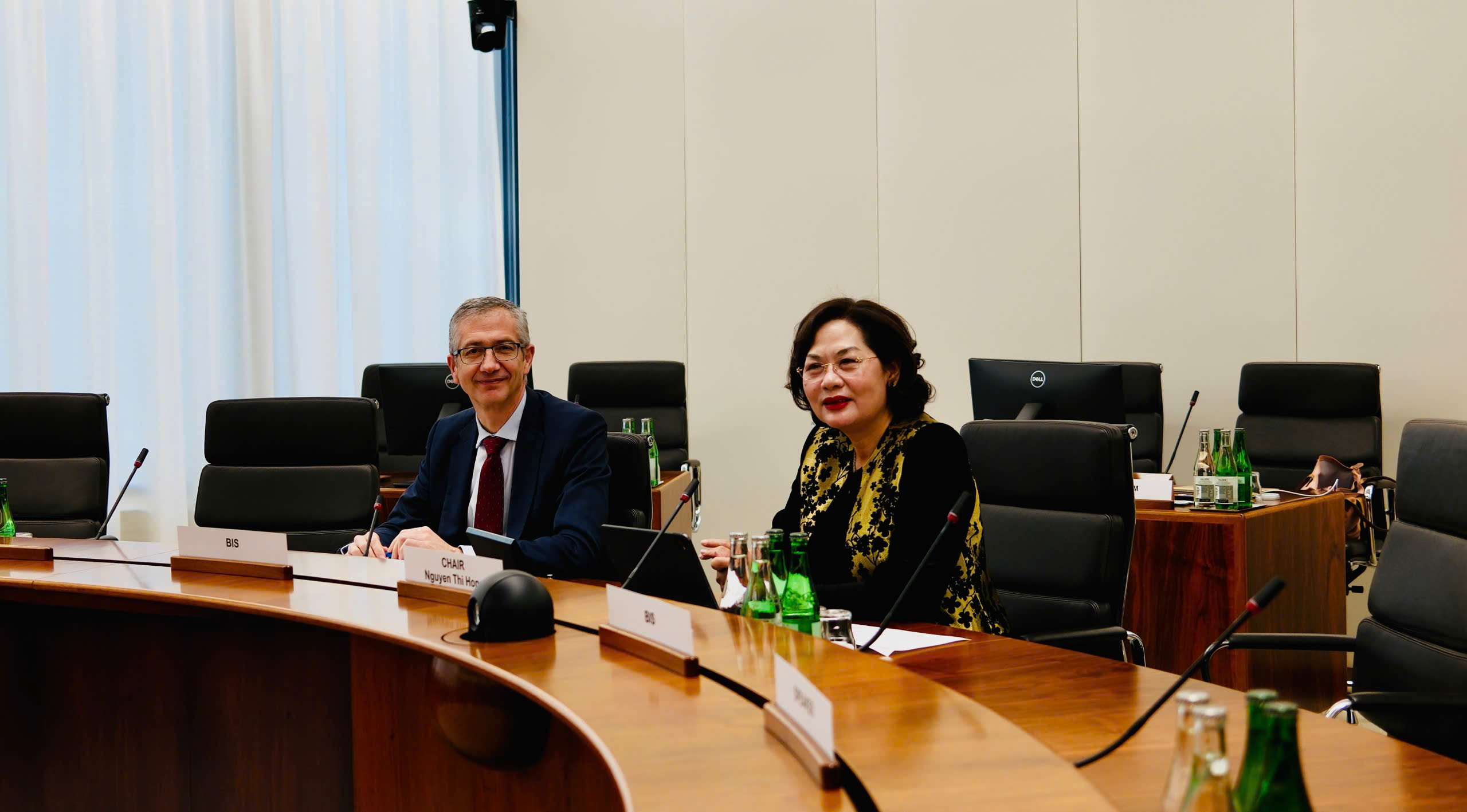 10.3 1Thống đốc Nguyễn Thị Hồng dự Hội nghị định kỳ Ngân hàng Thanh toán Quốc tế tháng 3.2026.jpg